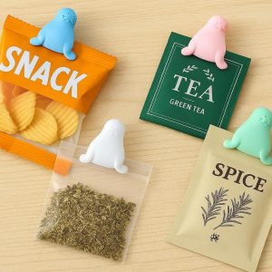 11 Mini Seal Clips for Small Snack Bags Tea Bags and Spice Pouch Freshness