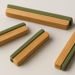 12 Eco Friendly Bamboo Seal Clips with Silicone Grip for Sustainable Food Storage