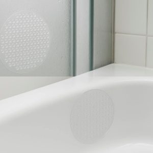 15 Transparent Non Slip Stickers for Glass Shower Doors and Bathtub Surfaces