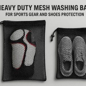 Heavy Duty Mesh Washing Bags for Sports Gear and Shoes Protection